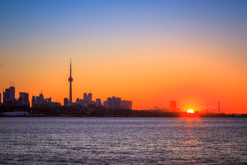 Sunrise at Sheldon Lookout Toronto, Ontario, Canada