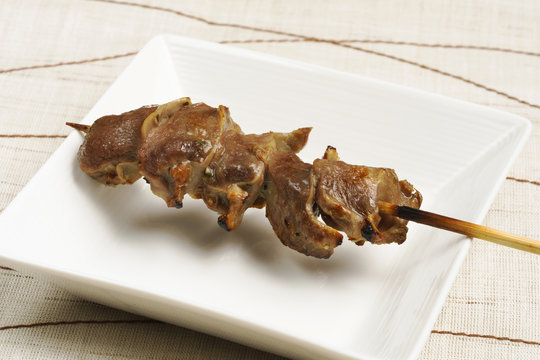 Yakitori  - grilled chicken gizzard -