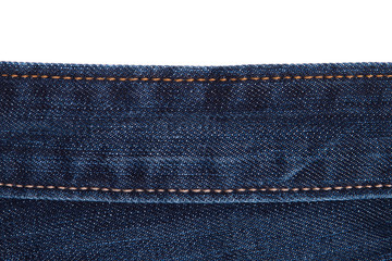 Jeans fabric is large