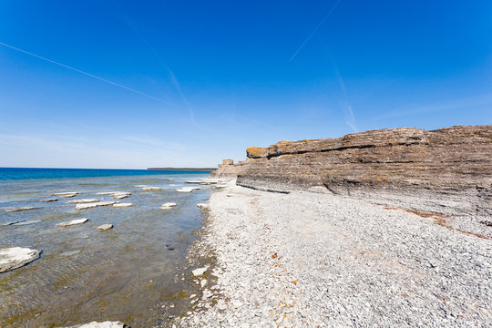 Rauk landskap i &Ouml;land Sverige