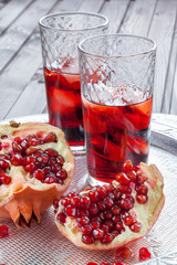 Pomegranate cocktail