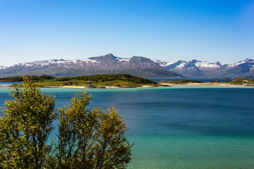 Sommaroy in Troms, Norway,