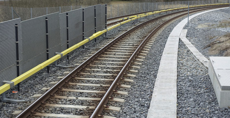 Naklejka na ściany i meble Train track