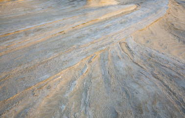 Naklejka premium sand formations in a desert near Abu Dhabi
