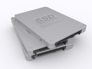 Solid State Drive isolated