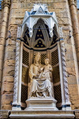 Fototapeta na wymiar Orsanmichele, Madonna della Rosa