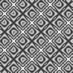 Design seamless monochrome checkered pattern