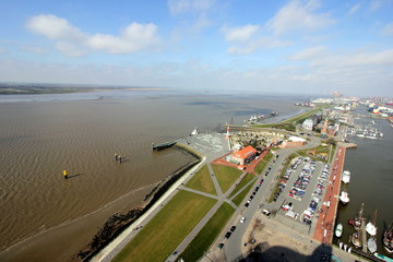 Bremerhaven von oben