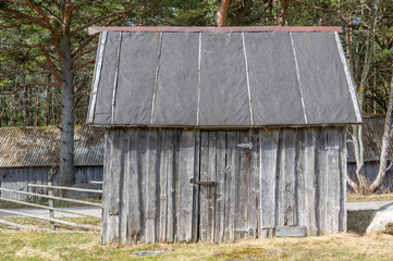 Naklejka premium Old Fishermans Shed