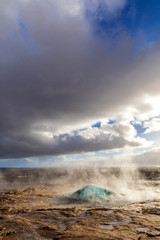 Iceland strokkur geysir