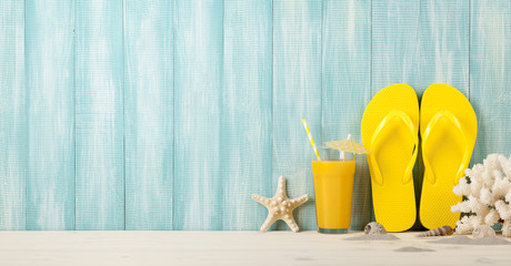 Vacation beach background