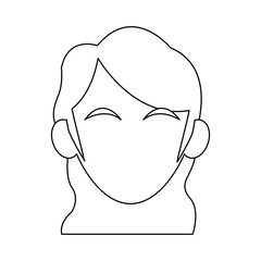 woman cartoon icon over white background. vector illustration
