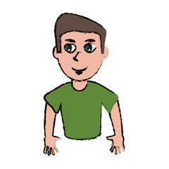 character son male image vector illustration eps 10