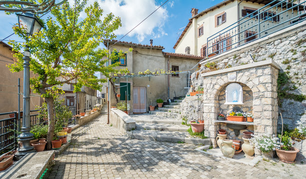 Oricola, rural village in L'Aquila Province, Abruzzo, Italy