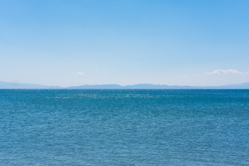 Fototapeta na wymiar Calm Waters of the Aegean Sea