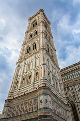 The tower of the cathedral Santa Maria del Fiore, Florence, Tuscamy, Italy