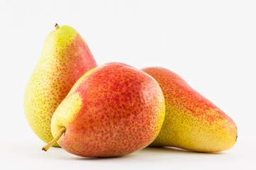 Pear (Pyrus communis) isolated in white background