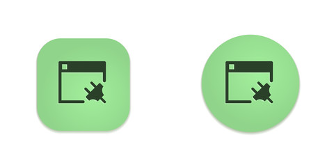 Vector Green Web Buttons