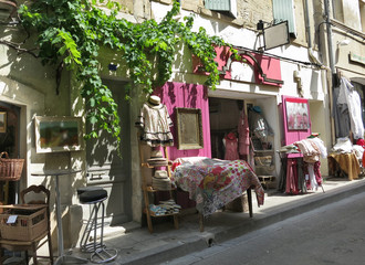 Small shop on a quiet street in Arles