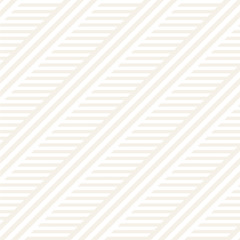 Obraz premium Interlacing Parallel Stripes. Vector Seamless Subtle Monochrome Pattern.
