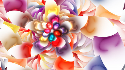 Fototapeta premium Abstract fractal illustration for creative design