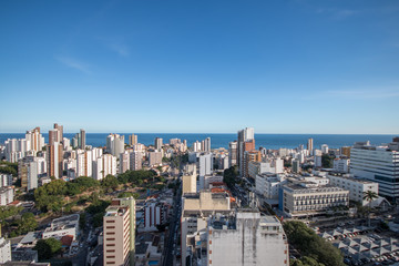 Fototapeta premium Aerial view of buildings in the city of Salvador Bahia Brazil