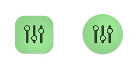 Vector Green Web Buttons