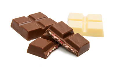 Chocolate isolated