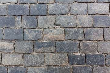 Stone pavement texture, Moscow, Russia, Red Square