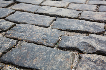 Stone pavement texture, Moscow, Russia, Red Square