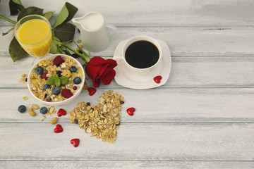 Homemade granola 