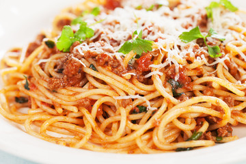 Italian bolognese pasta