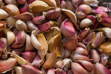 Closeup of Garlic Cloves