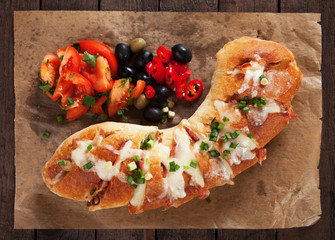 Oven baked cheese bread