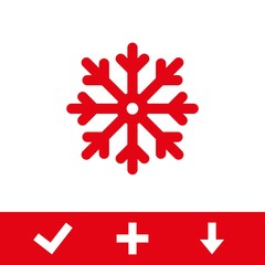scresnowflake icon stock vector illustration flat design