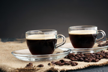 Coffee on Table, Cafe, Coffee Bean