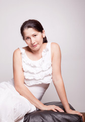 Beautiful middle aged woman