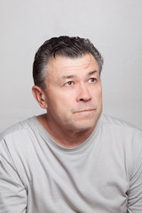 Fototapeta premium Portrait of middle aged man 