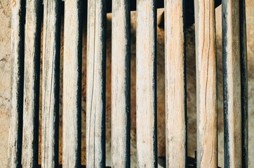 Wooden texture rows
