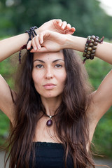 Beautiful hippie girl 