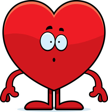 Surprised Cartoon Heart