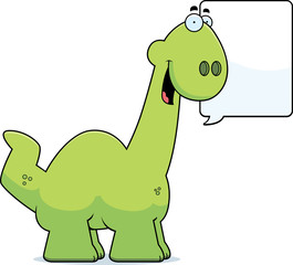 Talking Cartoon Apatosaurus