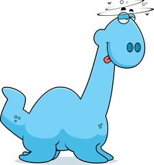 Drunk Cartoon Plesiosaur