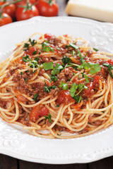 Italian bolognese pasta