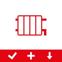 screwdriver icon stock vector illustration flat design