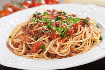 Italian bolognese pasta