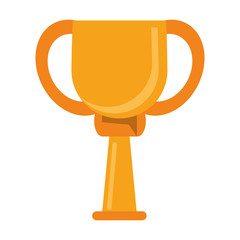 trophy winner award golden vector illustration eps 10