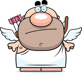 Cartoon Cupid Bored