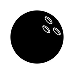 Fototapeta na wymiar bowling ball sport pictogram vector illustration eps 10