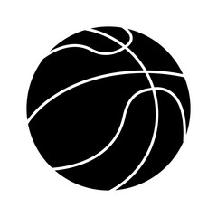 basketball ball sport pictogram vector illustration eps 10